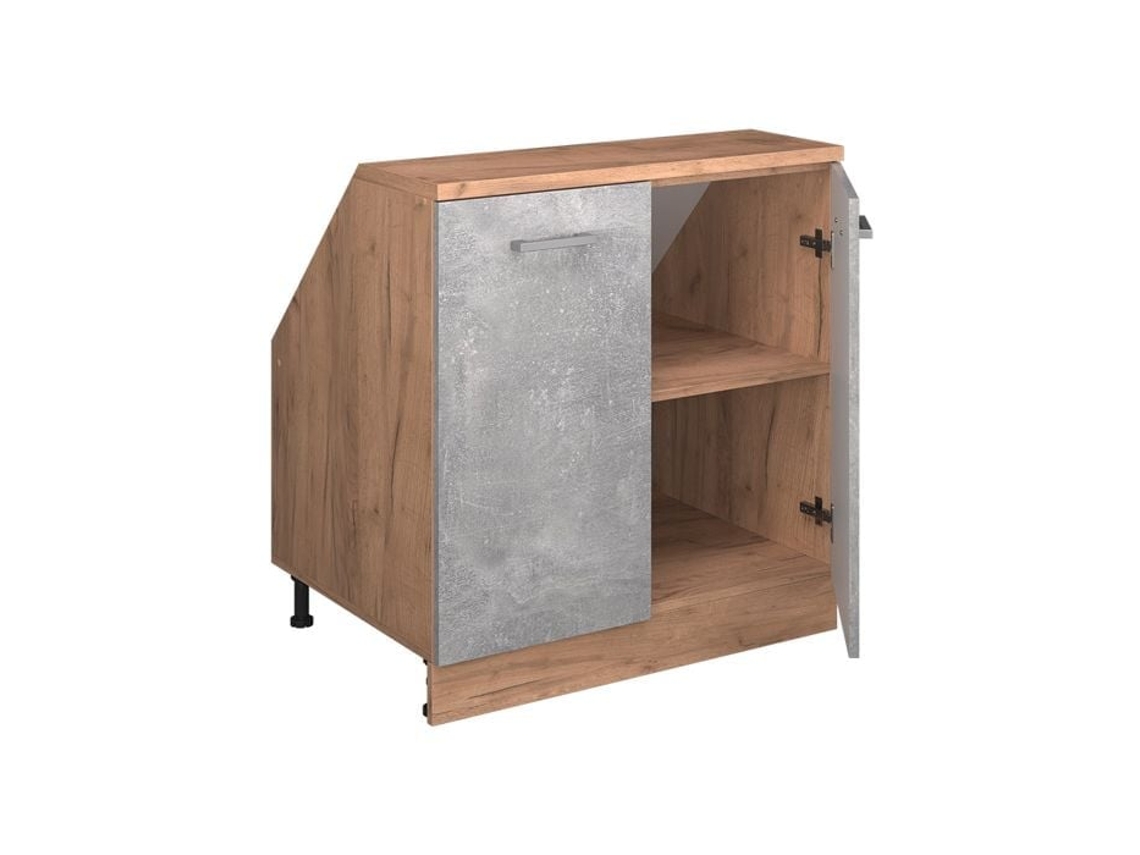 Armário de Arrumação Inclinado 2 Portas 80 X 83,8 X 60 Cm VICCO