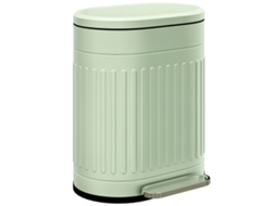 Lixeira De Pedal De 20 Litros Com Tampa, Balde Interno Removível, Sistema De Fechamento Suave, 36,5 X 31,2 X 45 Cm, Verde.