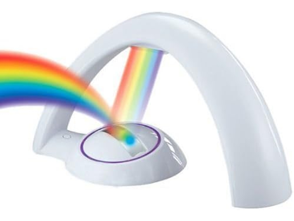 Projetor De Arco Íris Com Lâmpada Led Presente Aniversário Para Menina Aquaforge