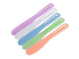 5 Colheres de Silicone para Misturar Máscaras e Creme, Aplicador de Beleza Facial, Reutilizável