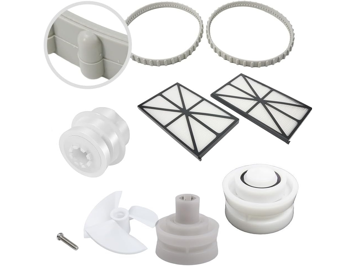 Conjunto De Polia E Correia Para Robôs De Limpeza De Piscina Hayward Tiger E Shark, Compatível Com Rc9990gr