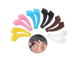 6 Pares de Suporte Antiderrapante Silicone Confortável para Óculos Acessórios Gancho Orelha Haste GOKOCO