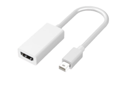 Cabo Adaptador Mini Dp para Hdmi Fêmea Branco AQUAFORGE
