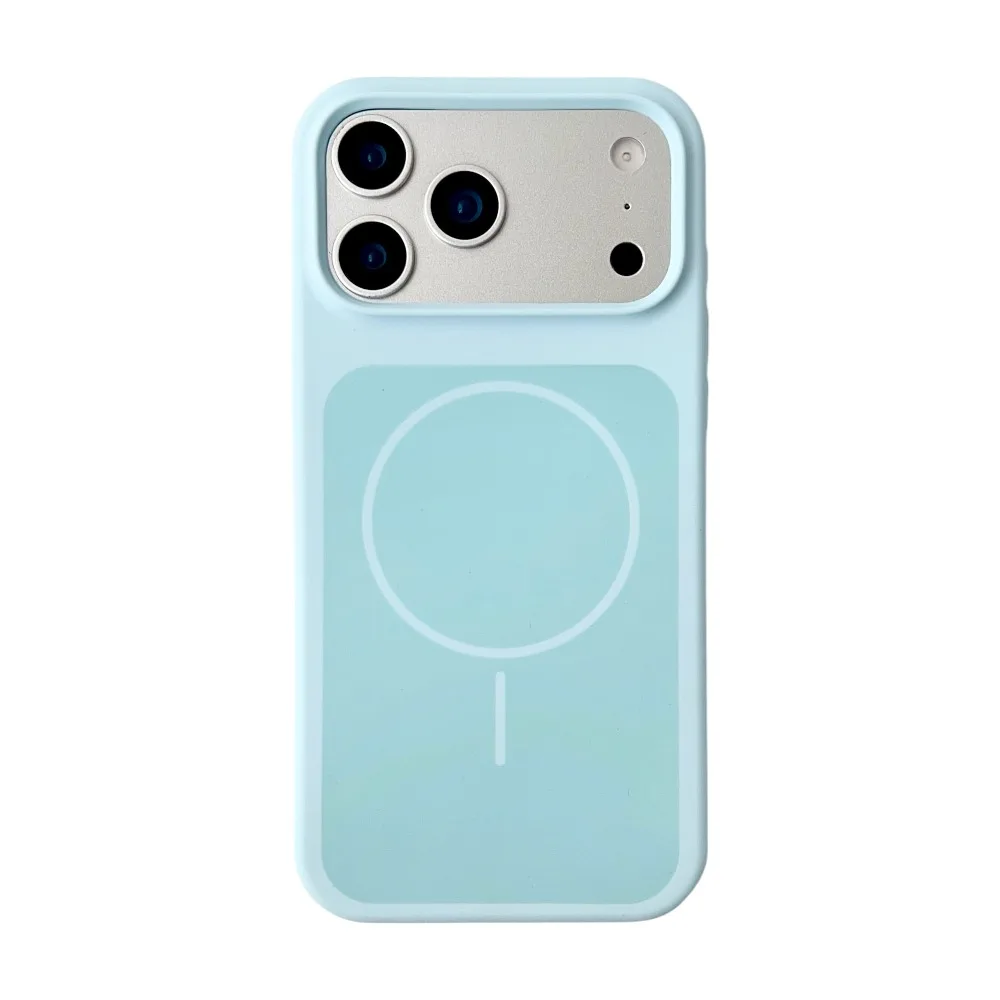(azul Claro, Iphone 16 Pro Max) Capa Magsafe À Prova De Quedas Para Iphone, Capa De Silicone Líquido Com Toque Suave.