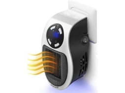 Aquecedor Elétrico LINJOU Mini Ventilador com 2 Velocidades para Casa e Escritório