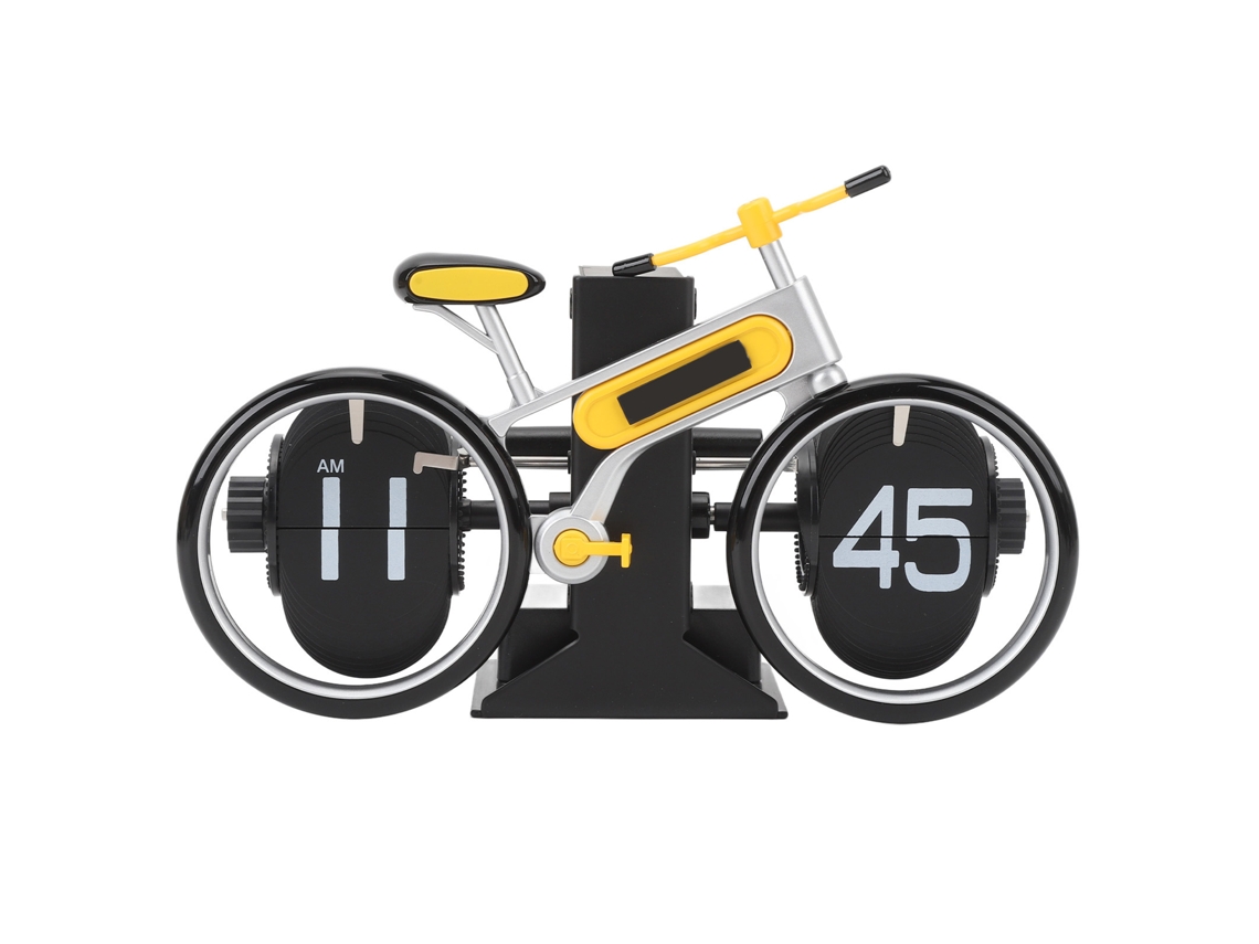 Relógio De Mesa Bicicleta Retro Operado Por Bateria