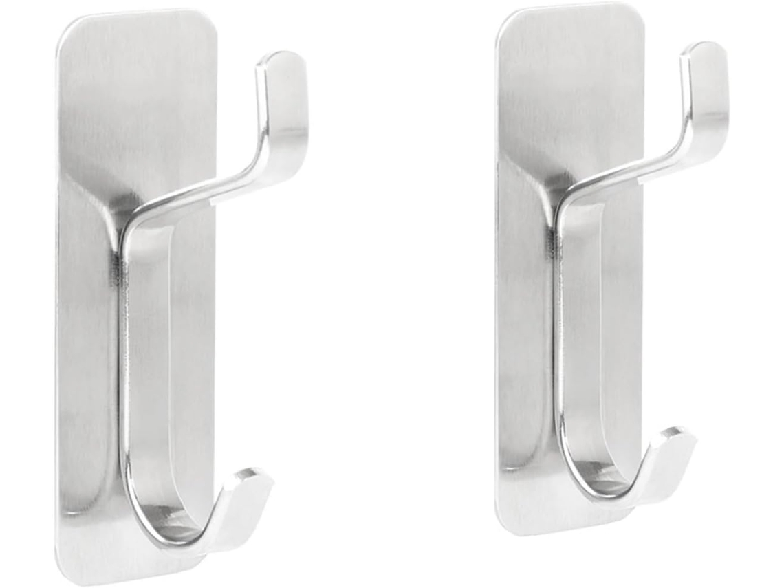 Ganchos Adesivos De Aço Inoxidável Banheiro, Suporte Toalhas Armário De Cozinha E Quarto