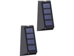 Kit com 2 Unidades, Lanterna Solar Suspensa, para Jardim, Pátio, com Iluminação Led, com Instalação Simples AQUAFORGE