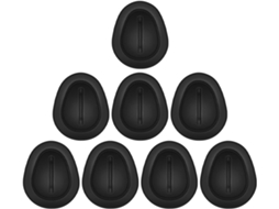 Conjunto De 8 Inserções Autoadesivas De Silicone Ecológico Para Porta-copos