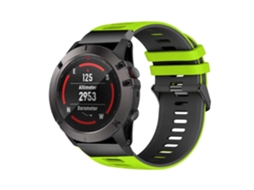 Bracelete Pioneer para Garmin Marq Aviator Verde Claro e Preto