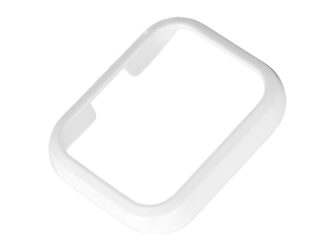 Capa Bumper Protetora para Realme Watch S10 de Plástico Dura Branca