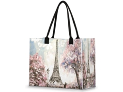 Bolsa de ombro grande Tropicallife para mulheres e homens, 42 x 17,33 cm, estampa Paisagem Pa Designs