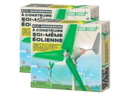 2 turbinas eólicas para construir você mesmo Science Discovery 4m