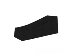 Capa para cadeira de jardim reclinável 420d (resistente ao frio, impermeável e resistente a rasgos) 200 × 75 × 40/70 cm, cinza escuro