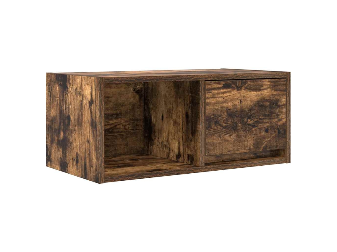 Tv Cabinet, Tv Cabinets Vidaxl Marrom Madeira Processada (n/a)