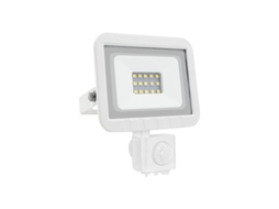 Projetor Led Com Sensor Branco Matel 10w