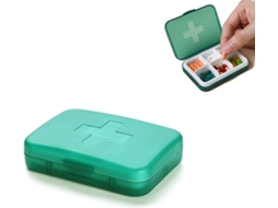 Porta Comprimidos Semanal, Organizador De Comprimidos Portátil Com 6 Compartimentos, Diário Para Dias, Comporta Medicamentos, Prod Aquaforge