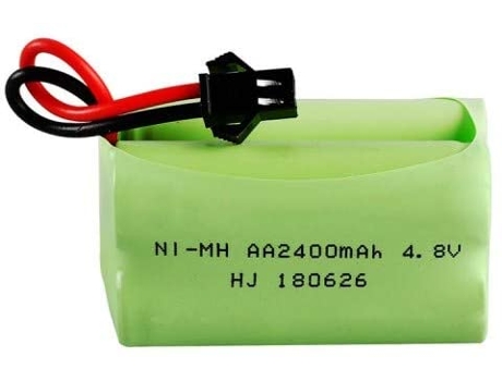 Peça para Telecomandados YUNIQUE GREEN-CLEAN-POWER 1 Peça 4.8V Aa Bateria 2400Mah Recarregável Ni-Mh Bateria Sm 2P Plugue