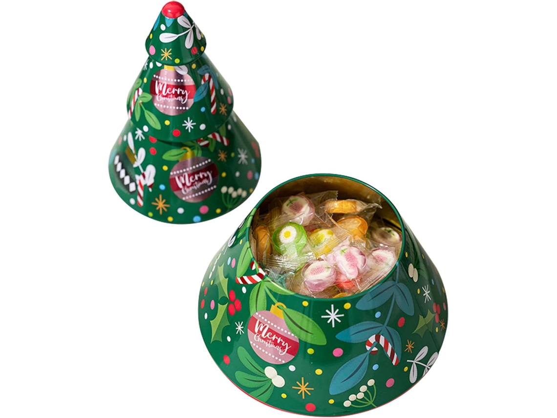 Latas De Biscoitos Com Chocolates Festivos