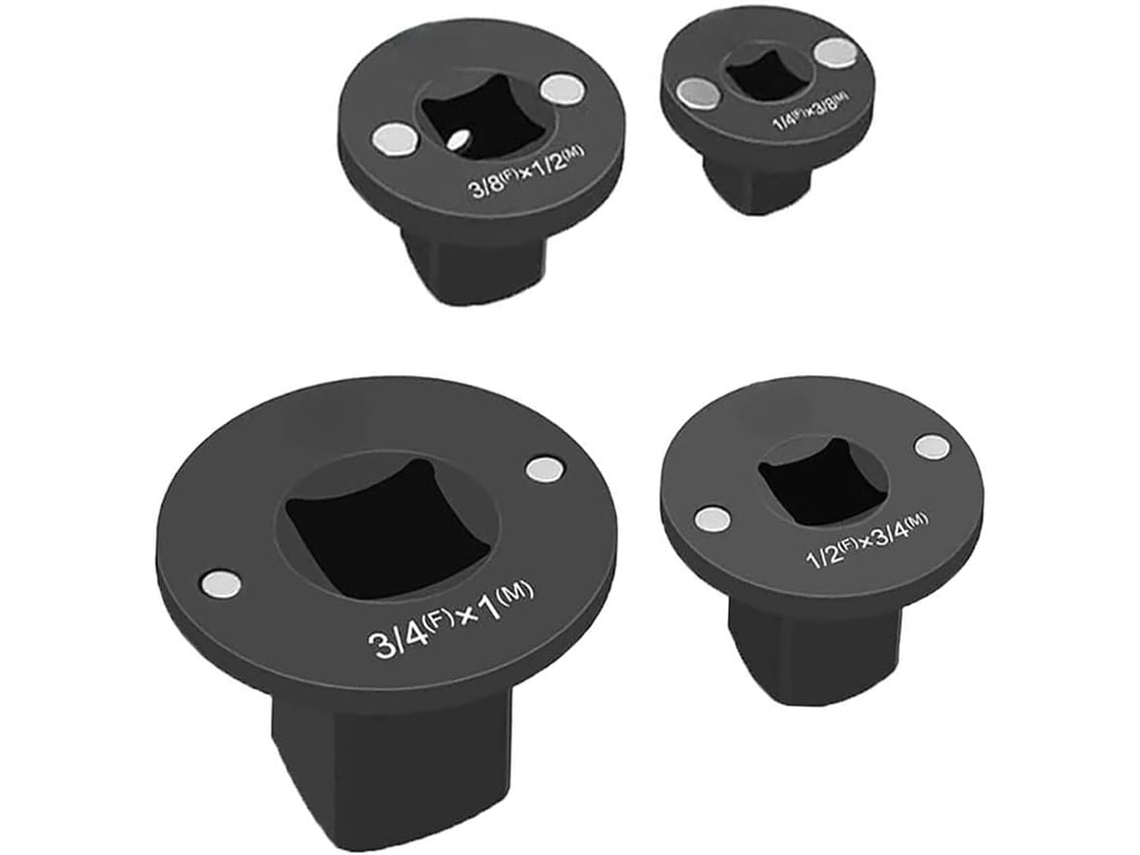 4 (2,5 3/4", 3/4" 1/2" 1/2" 3/8" 3/8" 1/4"