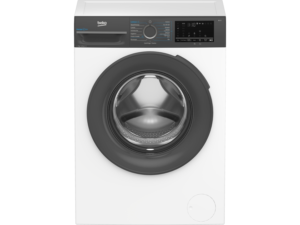 Beko B300 Bmeuwsu4721a Máquina De Lavar Carregamento Frontal 7 Kg 1200 Rpm Preto, Branco