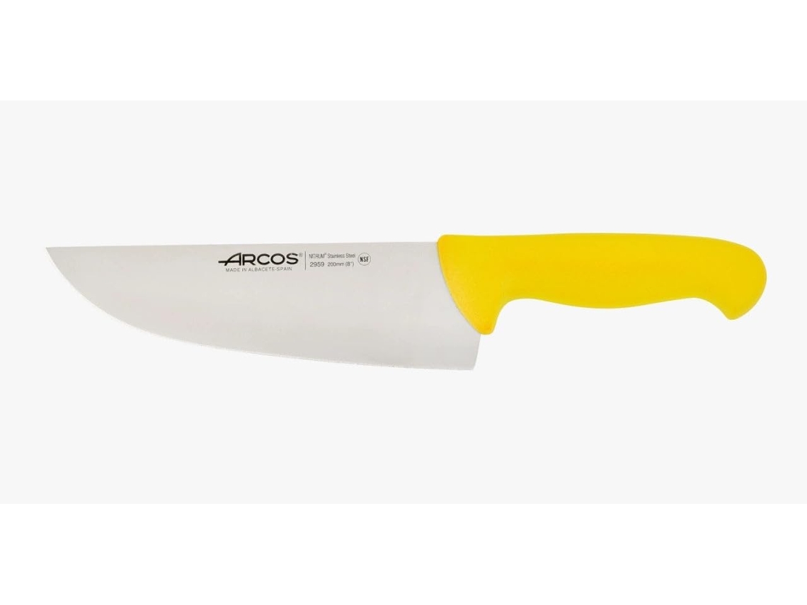 Arcos Faca De Açougue 200 Mm Larga Em Aço Nitrum