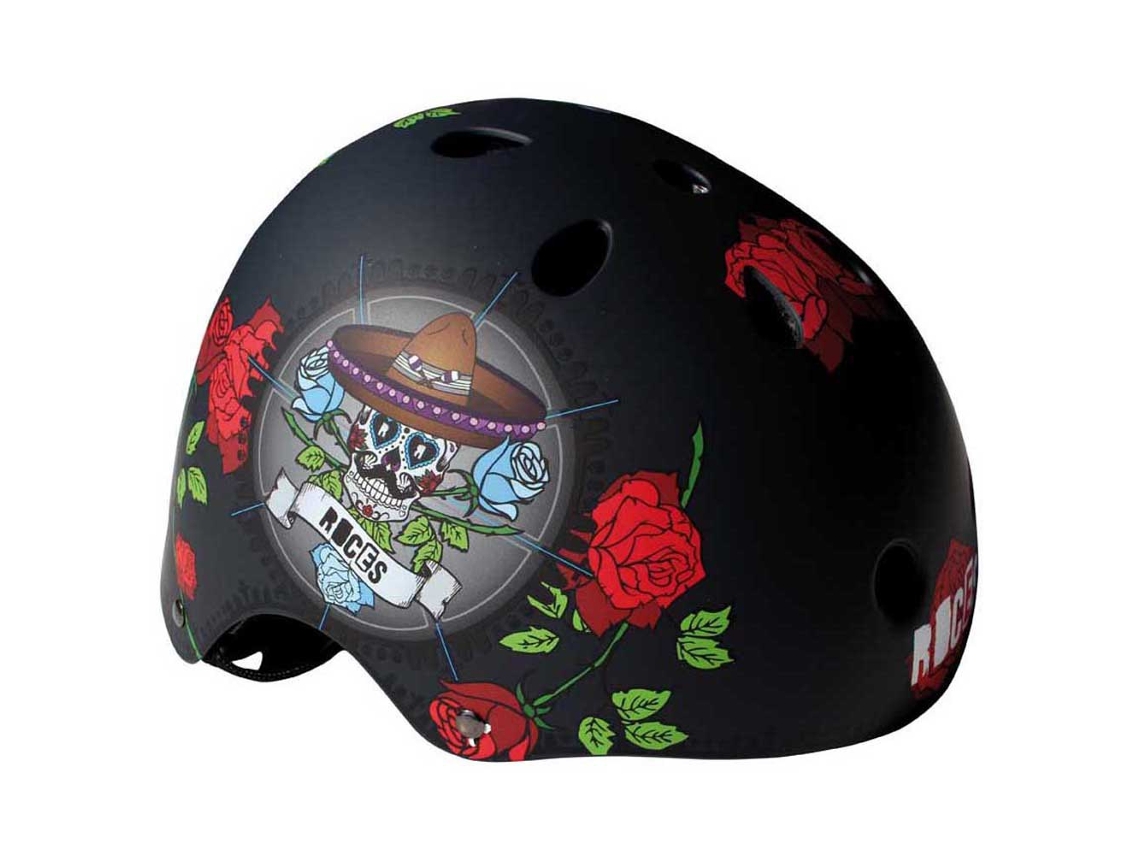 Capacete Calavera Preto Mroces