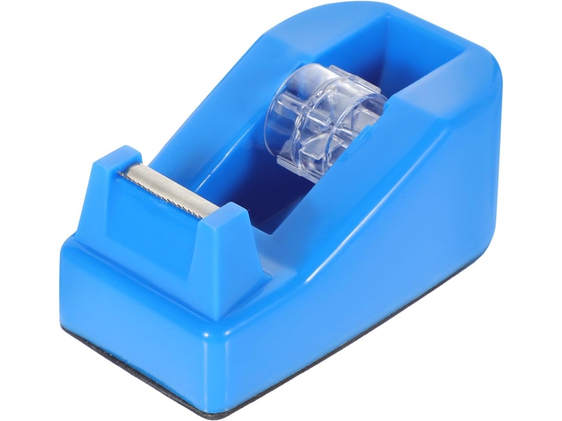 Dispensador De Fita Adesiva Portátil Zerodeko, Azul, Feito De Plástico E Aço Inoxidável, Leve E Fácil De Guardar, Ideal