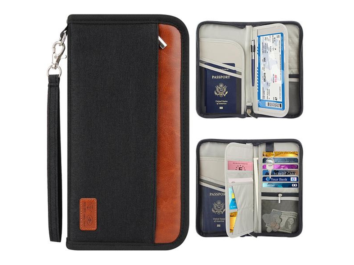 Organizador Familiar Para Passaportes, Adequado Para Aeroportos, Férias, Cruzeiros E Viagens Profissionais