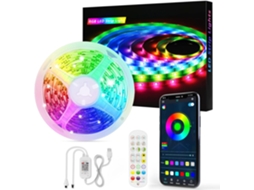 Fita de Led, 5m 150 Leds Bluetooth 5050 Rgb 5v Usb BRILVIBERA