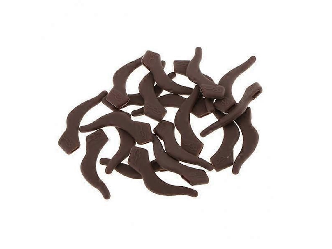 2x10 Pares de Pontas Óculos Silicone para Hastes e Ganchos Orelha GOKOCO