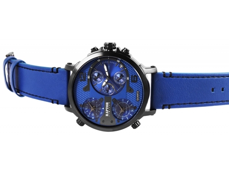 Relógio RAPTOR Multifuncional Limited Homem com Bracelete em Pele Genuína