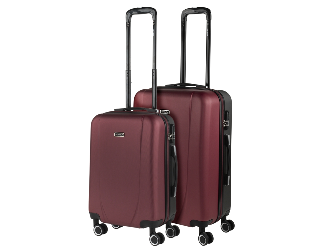 Conjunto de Malas Rígidas Abs ITACA Tiber 55X38X20 / 65X44X24 Cm 35/70L