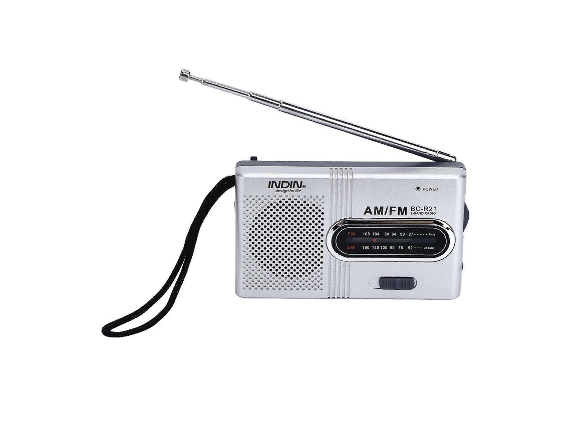 Rádio Portátil De Bolso, Mini Rádio Am/fm, Compacto, Funciona A Pilhas.