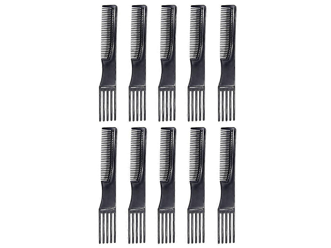 10 Peças Pentes Multifuncionais Para Cabelo Liso Pente De Plástico Ferramentas Para Modelar Cabelo Brilvibera