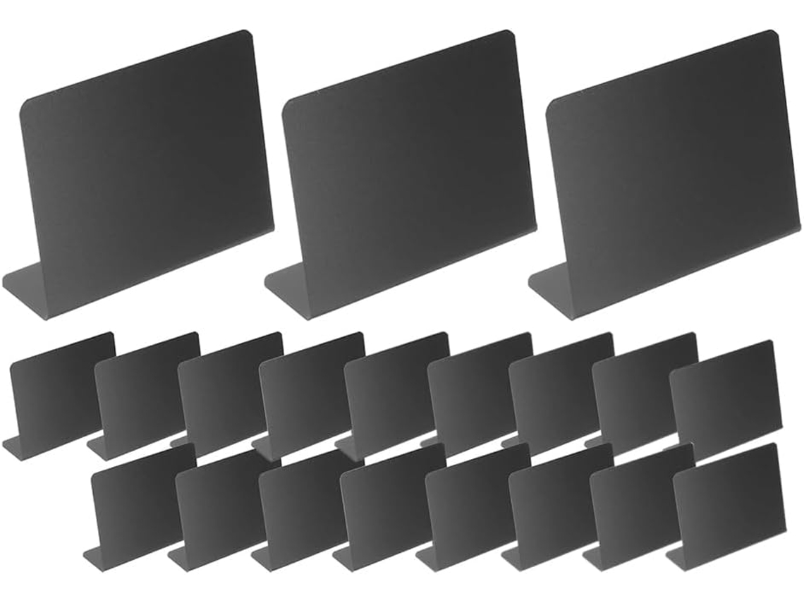 Conjunto De 20 Peças Com Placas Mesa, Quadro De Avisos Para Comida, Etiquetas Para Buffet, Quadro De Mensagens, Quadro