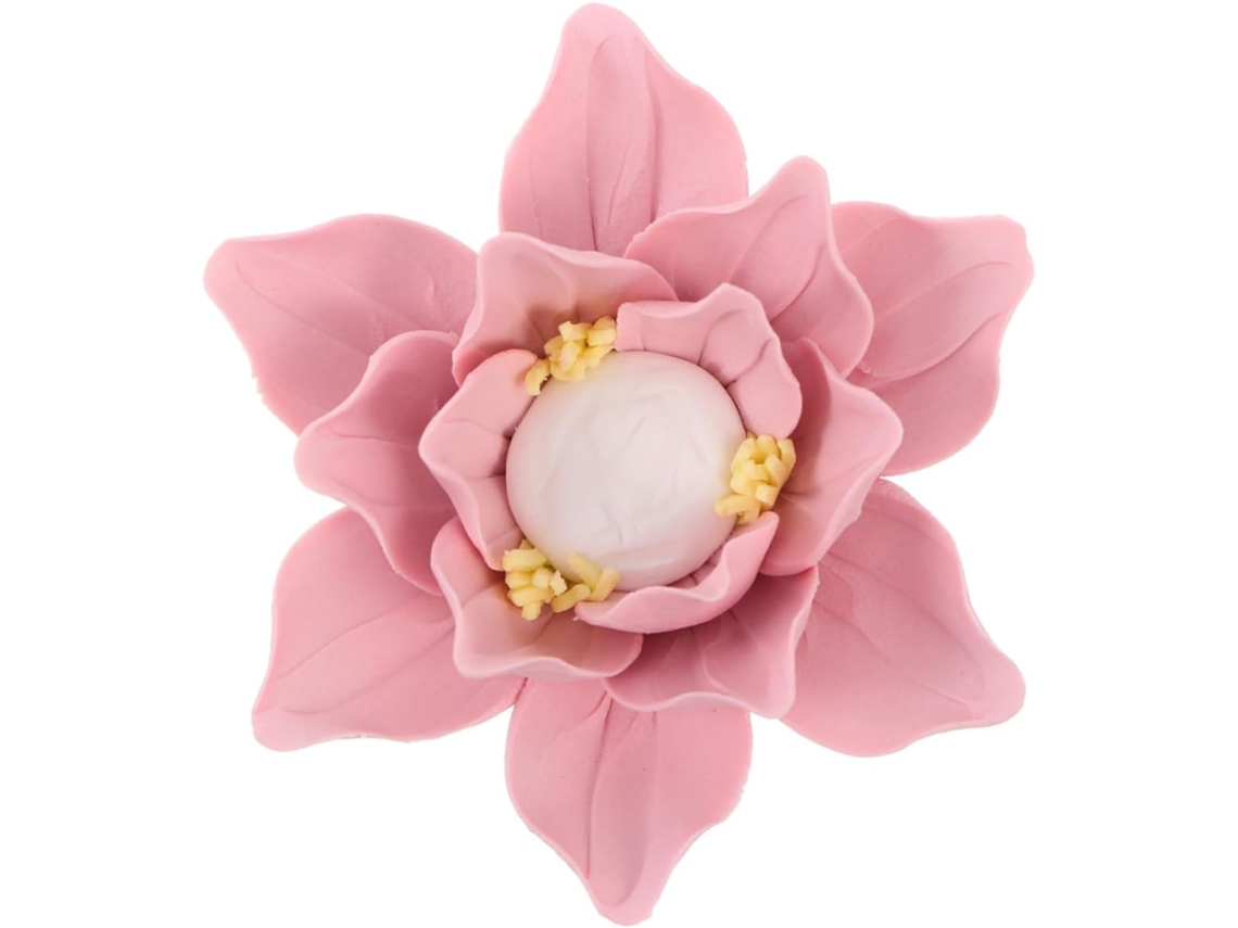 Decoração Parede Suspensa Magnólia 3 54 1 57 Polegadas Cerâmica Estar Quarto Escritório Ornamento Floral X GOKOCO