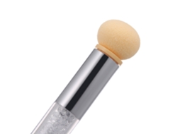 Kit 3 Pincéis Sponge Para Unhas Com 4 Cabeças Gradiente Ombre Diy Ferramenta De Manicure