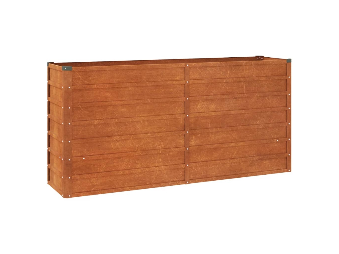 Garden Raised Bed, Garden Raised Beds Vidaxl Marrom Aço (160 X 40 X 77 Cm)