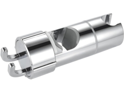 Suporte Para Chuveiro De Mão Ajustável Com Rotação 360° E 2-ganchos, Ideal Para Banheiro