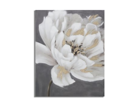 Pintura sobre tela com flores multicoloridas 80x3,7x100 cm Mauro Ferretti