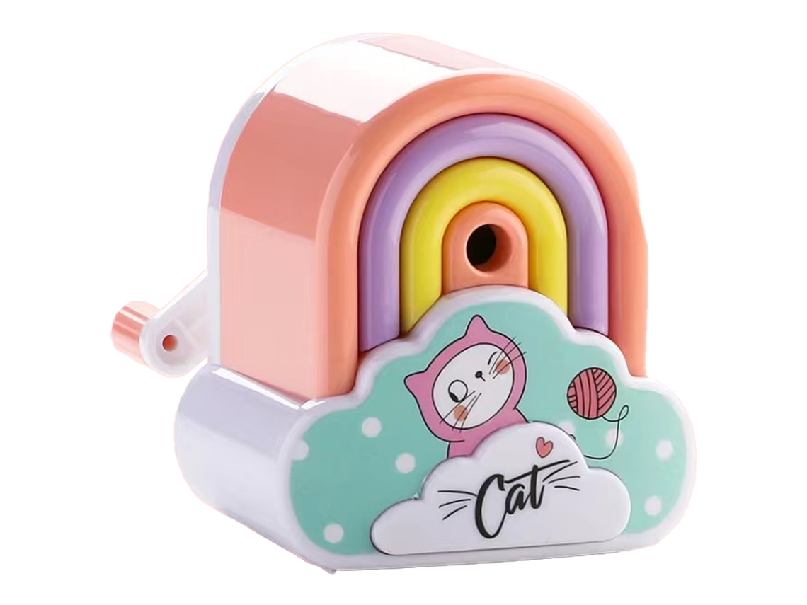 Apontadores de Lápis Coloridos Material Escolar Bonito para Jardim de Infância Artigos de Papelaria para Presente Infantil Estilo 4