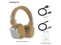 Fones De Ouvido Sem Fio Sodo Sd 1003 Com Equalizador 3eq, Compatíveis Com Bluetooth 5.1, Dobráveis, Estéreo Hifi E Com Suporte Para Tf/fm. Brilvibera