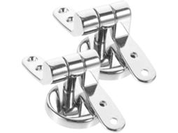 Dobradiça Ajustável De Zinco Para Assento Sanitário Com Substituição De Parafuso E Fixação Horizontal Do Assento.