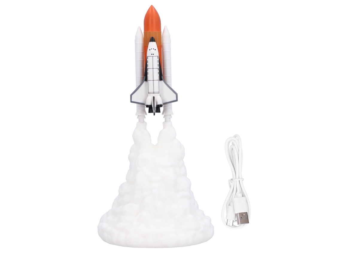 Lâmpada Led Usb de Decoração para Sala com Design 3d Impresso S/MARCA