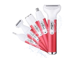 Rasoir Elétrico Feminino 5 Em 1 Usb Para Aparador De Bikini, Rosto, Sobrancelhas, Nariz, Corpo Aparador Feminino Raiden Trade Fr
