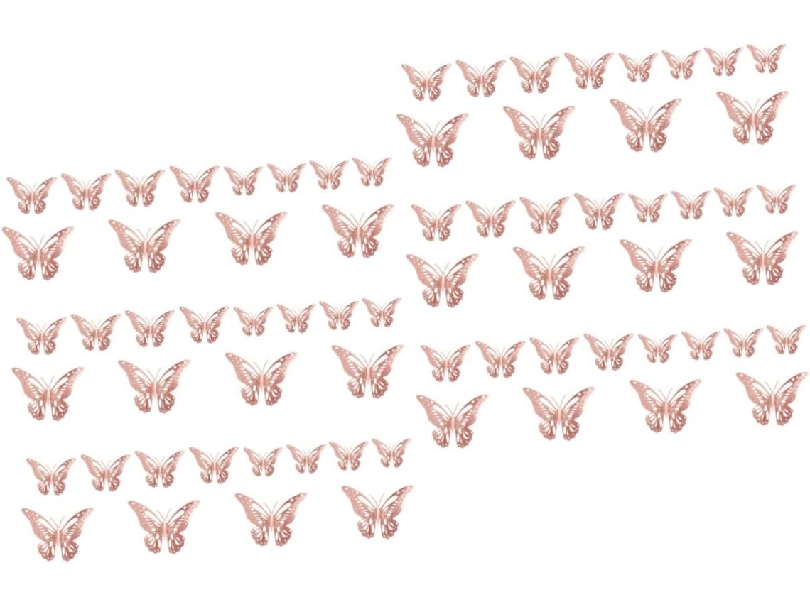 Conjunto De 72 Adesivos Decorativos De Parede, Removíveis E Iridescentes.