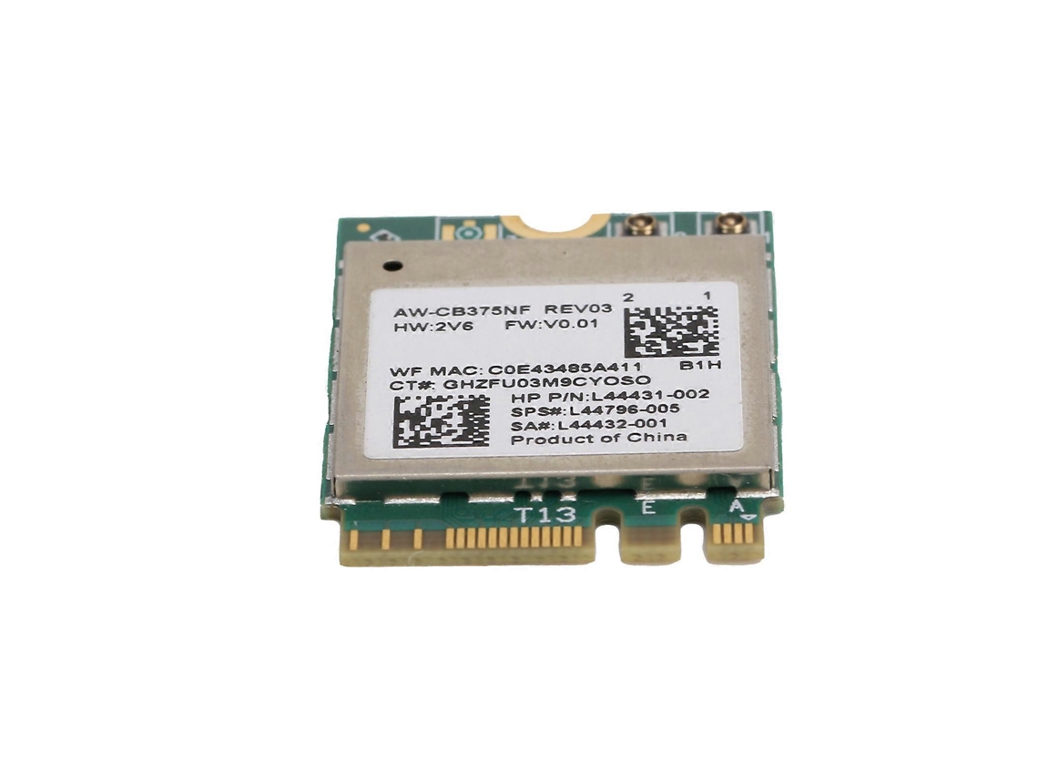 Módulo Wi Fi 2.4/5.0 Ghz Bluetooth 5.0 M.2 Ngff Placa De Rede Sem Fio 802.11a/b/g/n/ac Rtl8822ce Aquaforge