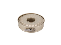 Forma Desmontável 2 Fundos Aço Carbono 26cm Dourada Chefe Kasa