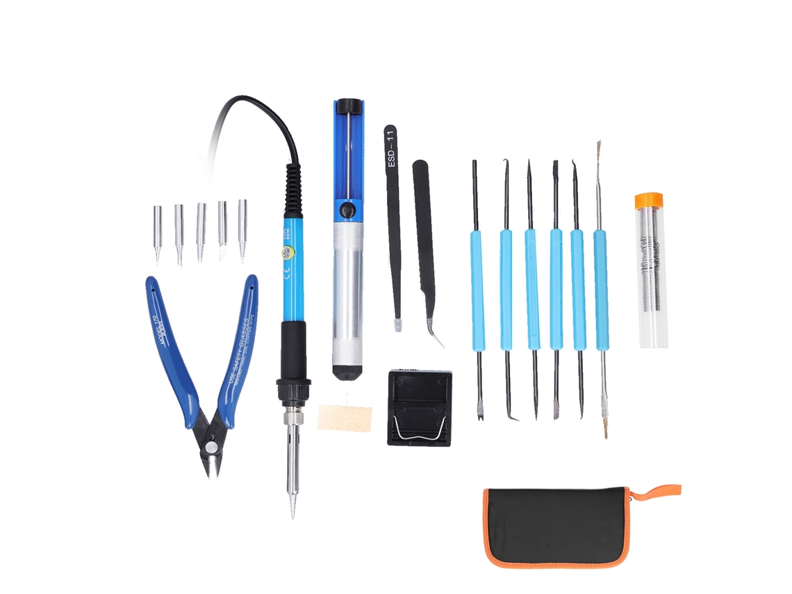 Kit De Soldar Laxiscreed Para Bricolage Com Ferro De Soldar E Pontas Inclusas